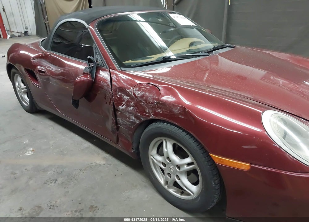 1999 PORSCHE BOXSTER VIN: WP0CA2988XU624338
