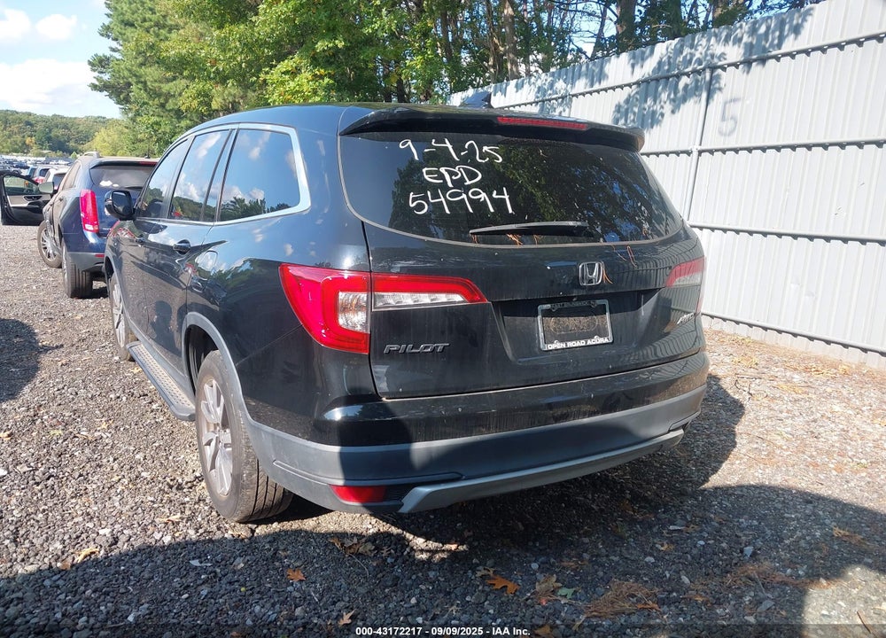 2020 HONDA PILOT VIN: 5FNYF6H38LB054994