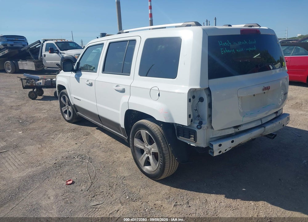 2016 JEEP PATRIOT VIN: 1C4NJPFA6GD726699