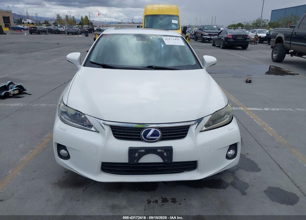 2011 LEXUS CT 200H PREMIUM VIN: JTHKD5BH6B2037329