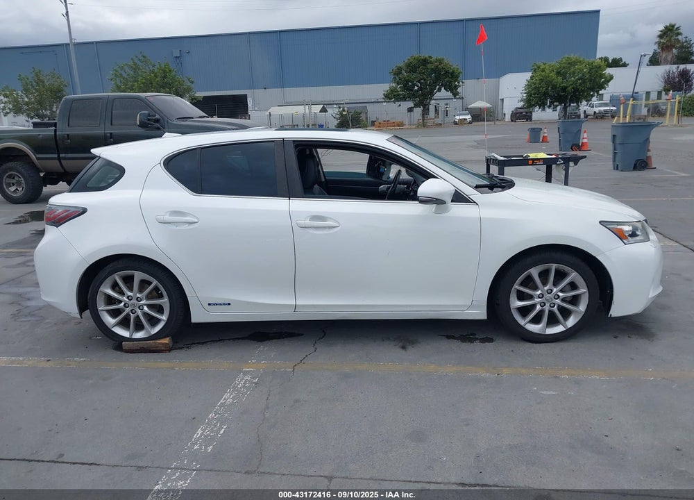 2011 LEXUS CT 200H PREMIUM VIN: JTHKD5BH6B2037329