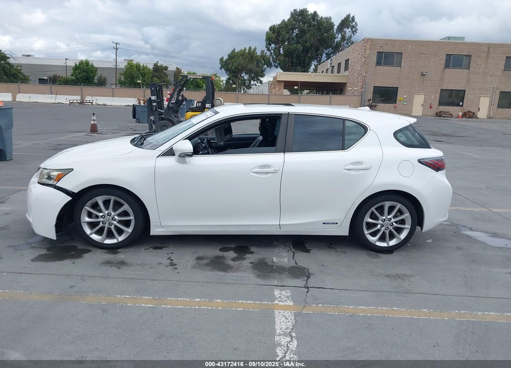2011 LEXUS CT 200H PREMIUM VIN: JTHKD5BH6B2037329