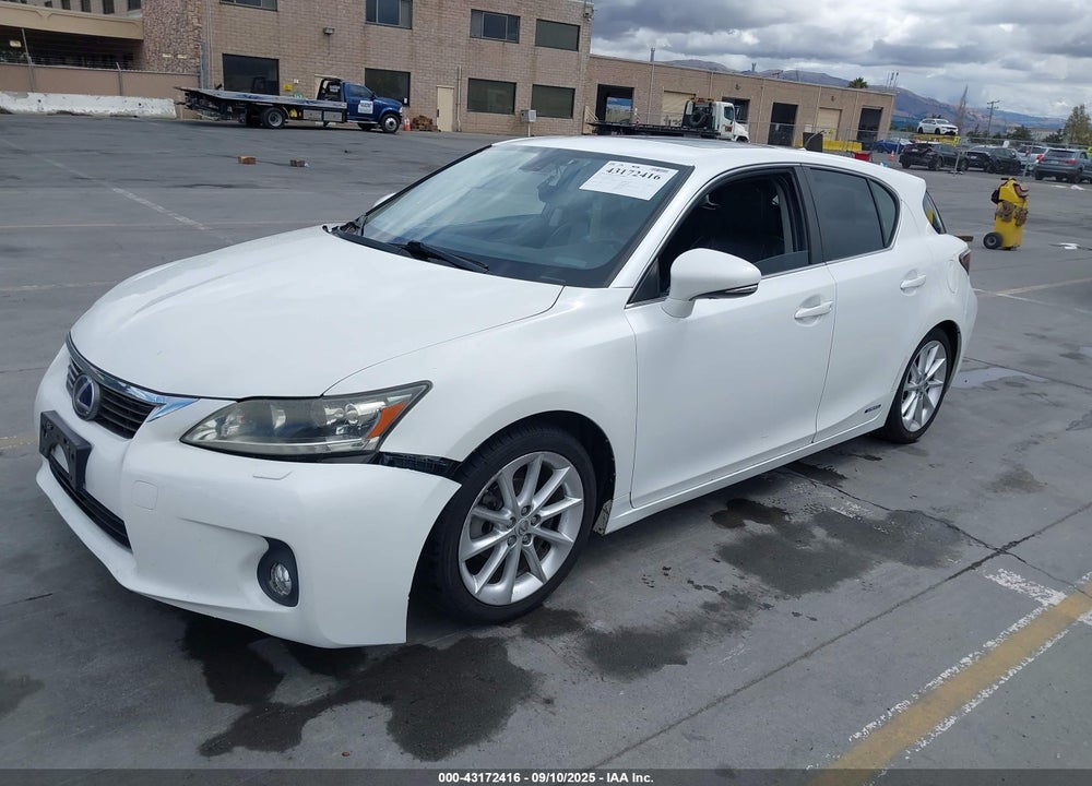 2011 LEXUS CT 200H PREMIUM VIN: JTHKD5BH6B2037329