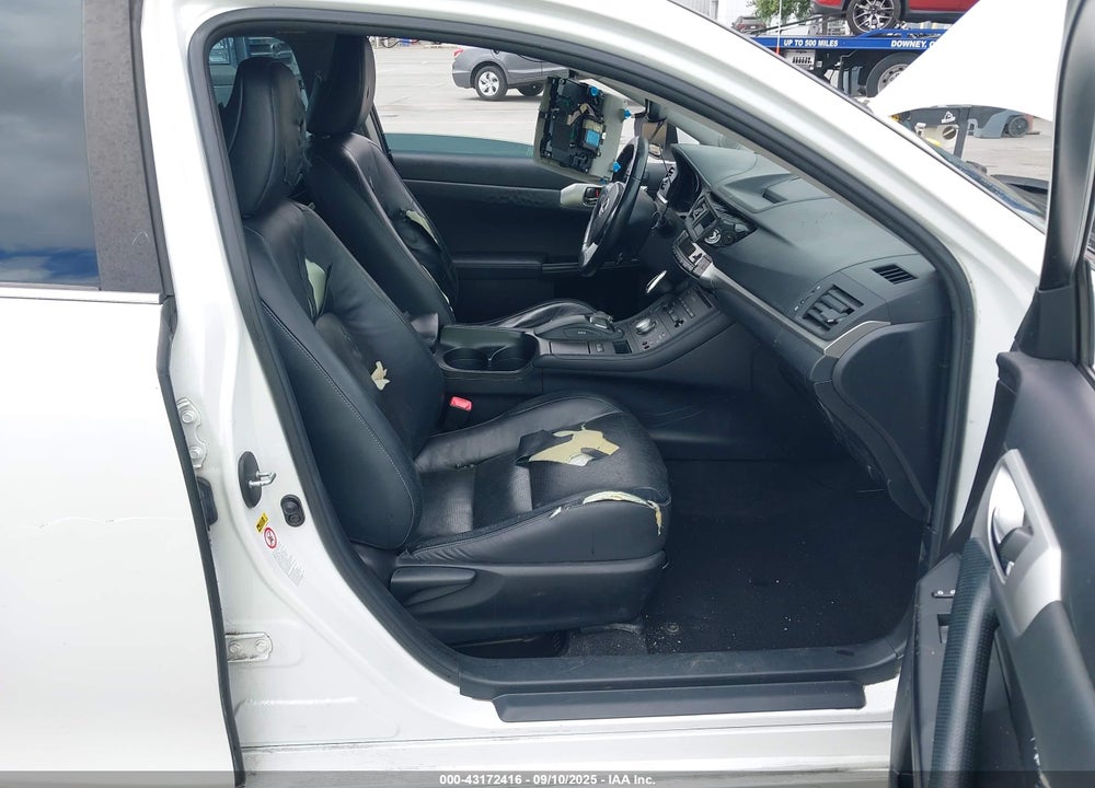 2011 LEXUS CT 200H PREMIUM VIN: JTHKD5BH6B2037329