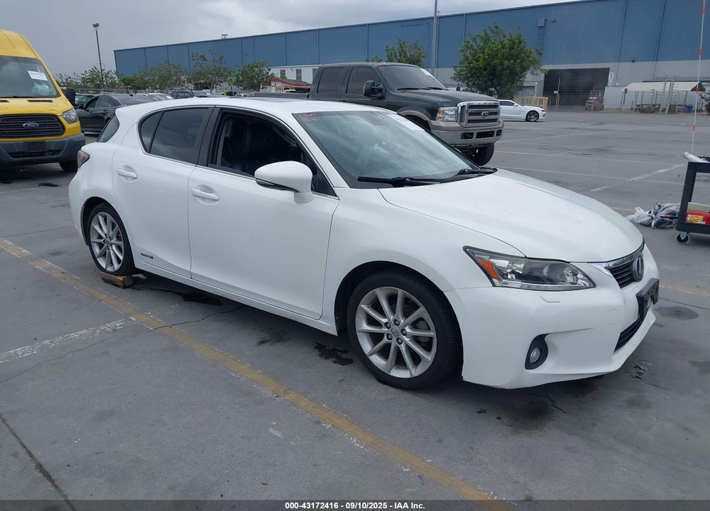 2011 LEXUS CT 200H PREMIUM VIN: JTHKD5BH6B2037329
