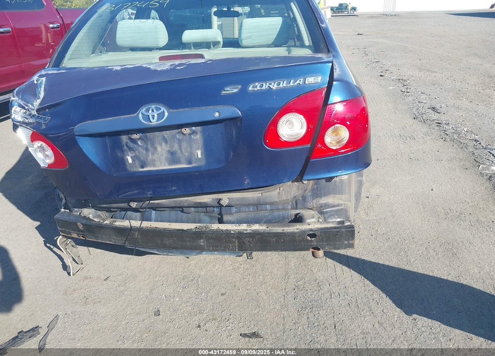 2007 TOYOTA COROLLA LE VIN: 2T1BR32E17C756235