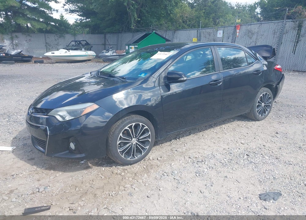 2014 TOYOTA COROLLA VIN: 2T1BURHE9EC124167