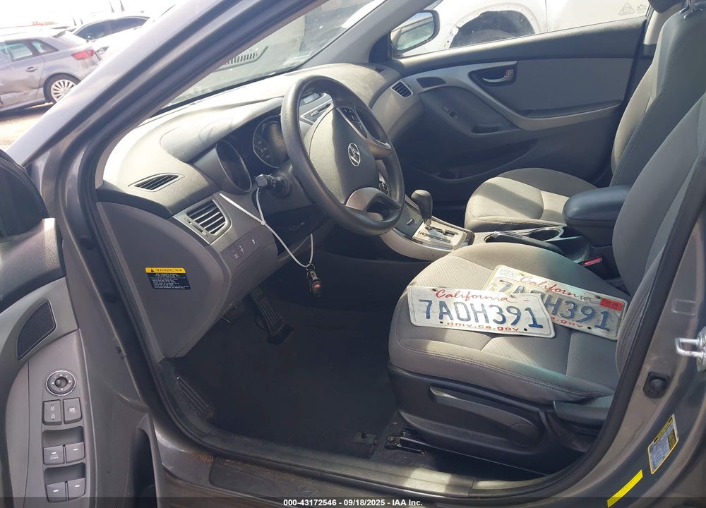 2013 HYUNDAI ELANTRA VIN: 5NPDH4AE6DH342671