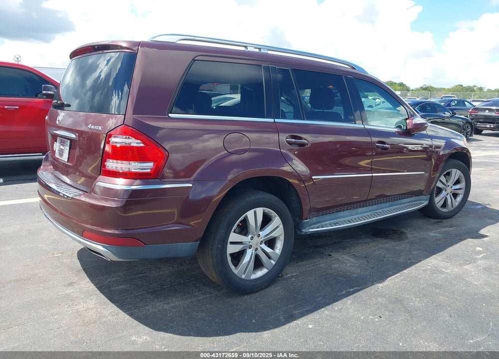 2010 MERCEDES-BENZ GL 450 4MATIC VIN: 4JGBF7BE6AA596702