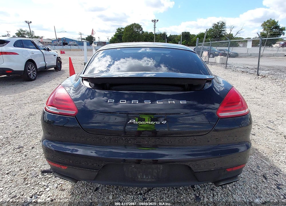 2014 PORSCHE PANAMERA VIN: WP0AA2A73EL012349