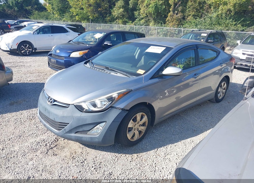 2016 HYUNDAI ELANTRA SE VIN: 5NPDH4AE6GH677370