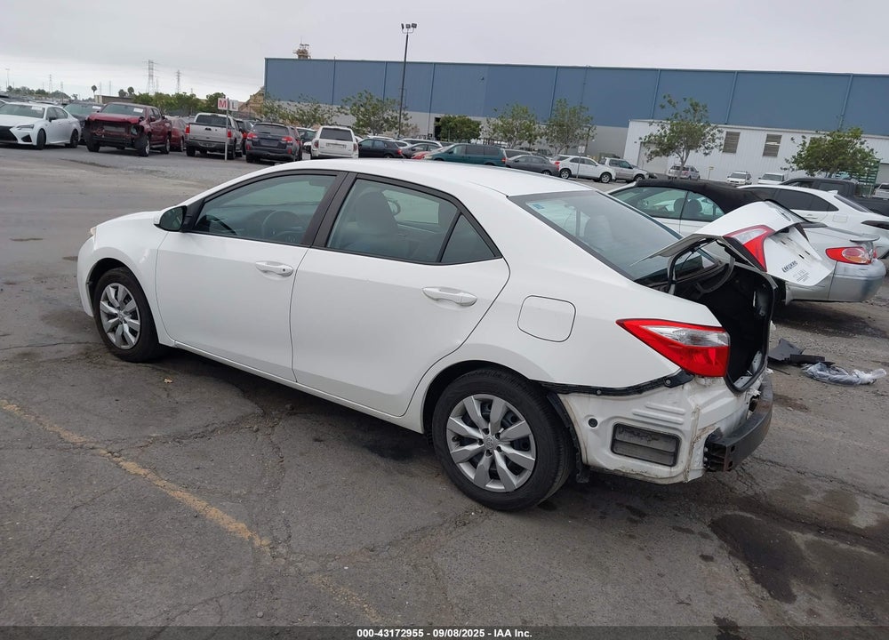 2014 TOYOTA COROLLA LE VIN: 5YFBURHE4EP086895