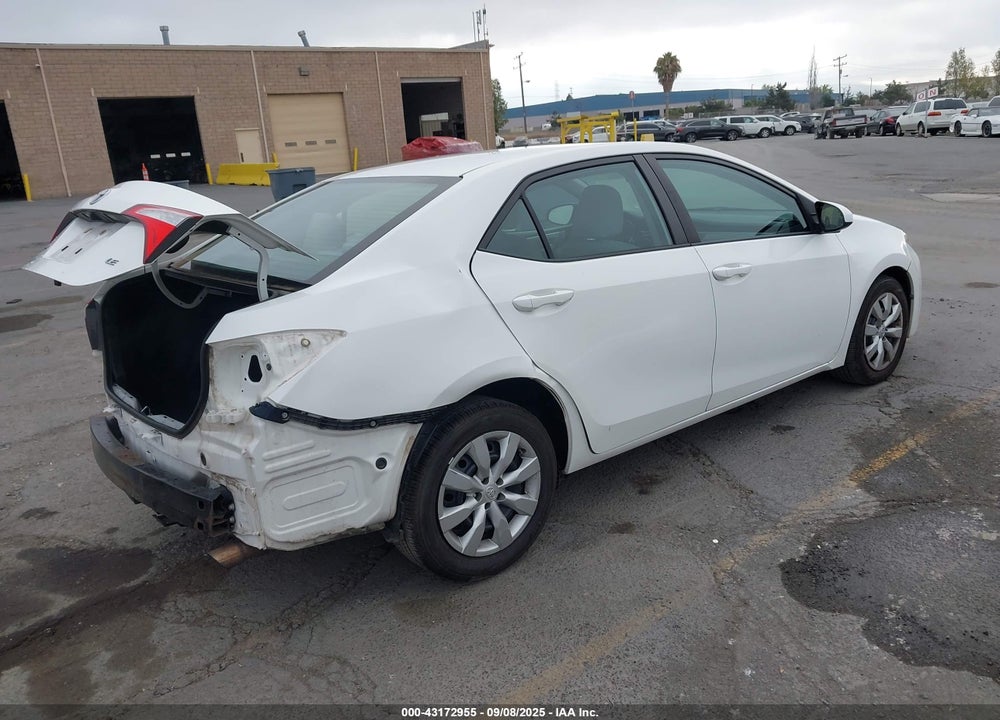 2014 TOYOTA COROLLA LE VIN: 5YFBURHE4EP086895