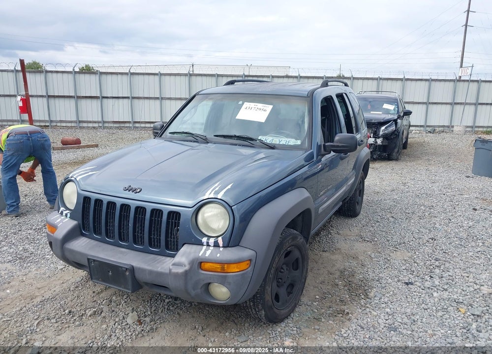 2002 JEEP LIBERTY VIN: 1J4GL48K42W315980