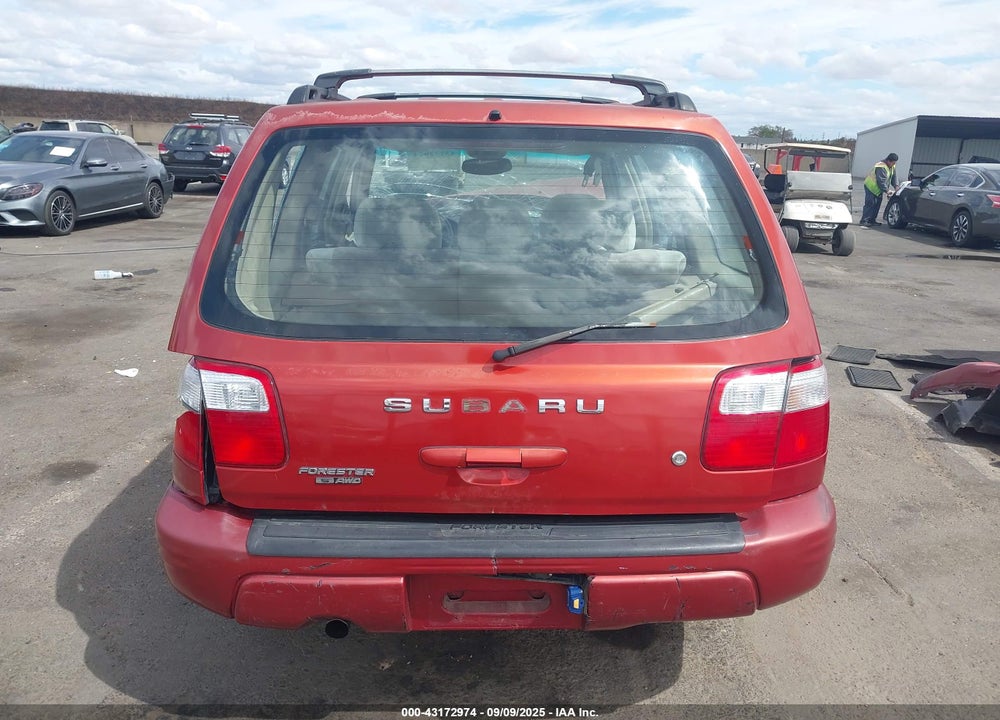 2001 SUBARU FORESTER S VIN: JF1SF65631H750766