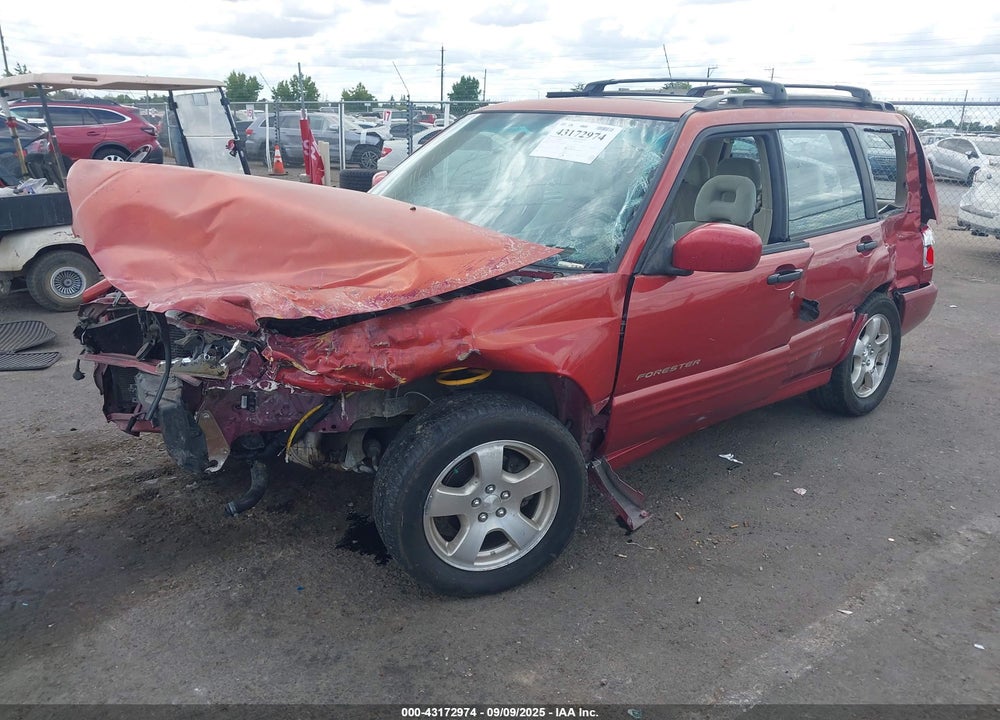 2001 SUBARU FORESTER S VIN: JF1SF65631H750766