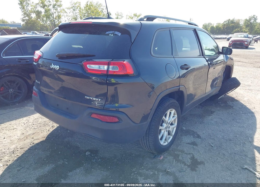 2016 JEEP CHEROKEE VIN: 1C4PJMABXGW193168