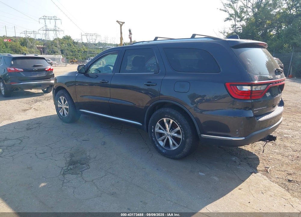 2016 DODGE DURANGO VIN: 1C4RDJDG3GC424659
