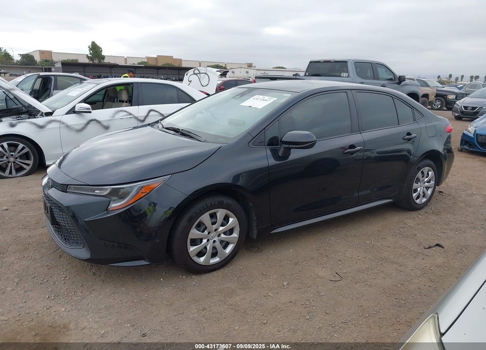 2021 TOYOTA COROLLA LE VIN: JTDEPMAE4MJ168145