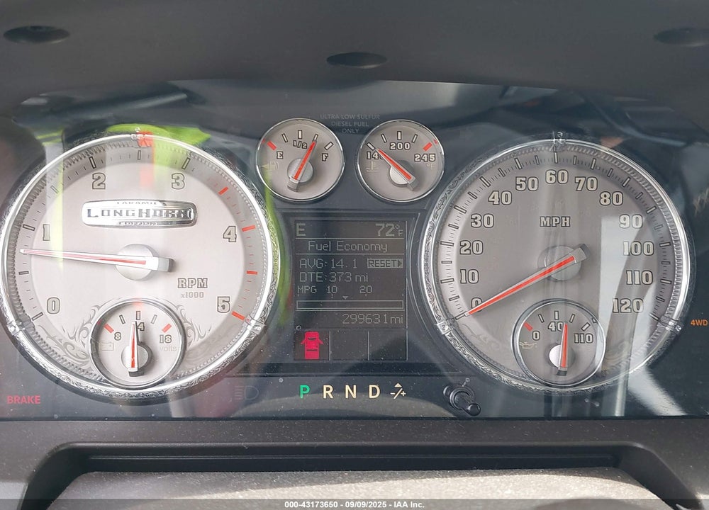 2012 RAM 3500 LAIE LONGHORN/LIMITED EDITION VIN: 3C63D3KL2CG204512