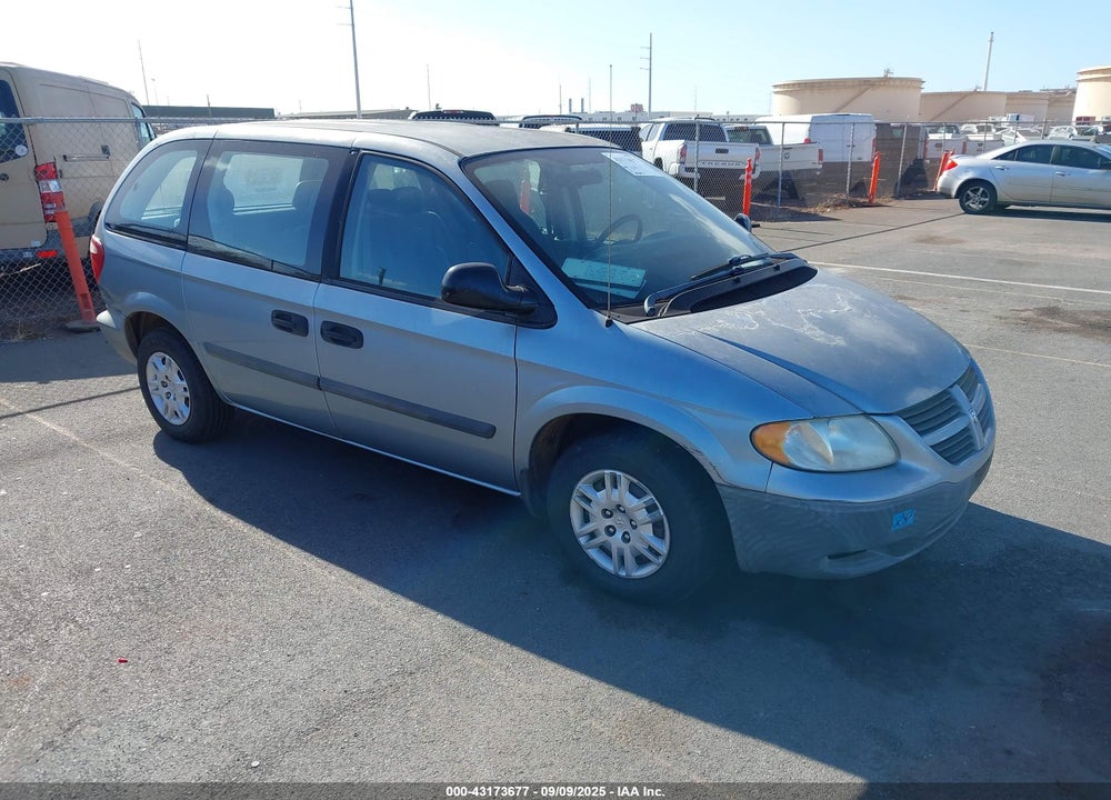2005 DODGE CARAVAN SE VIN: 1D4GP25B05B338870