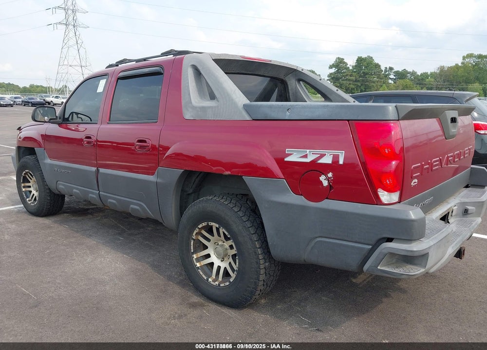 2004 CHEVROLET AVALANCHE 1500 VIN: 3GNEK12T54G259086