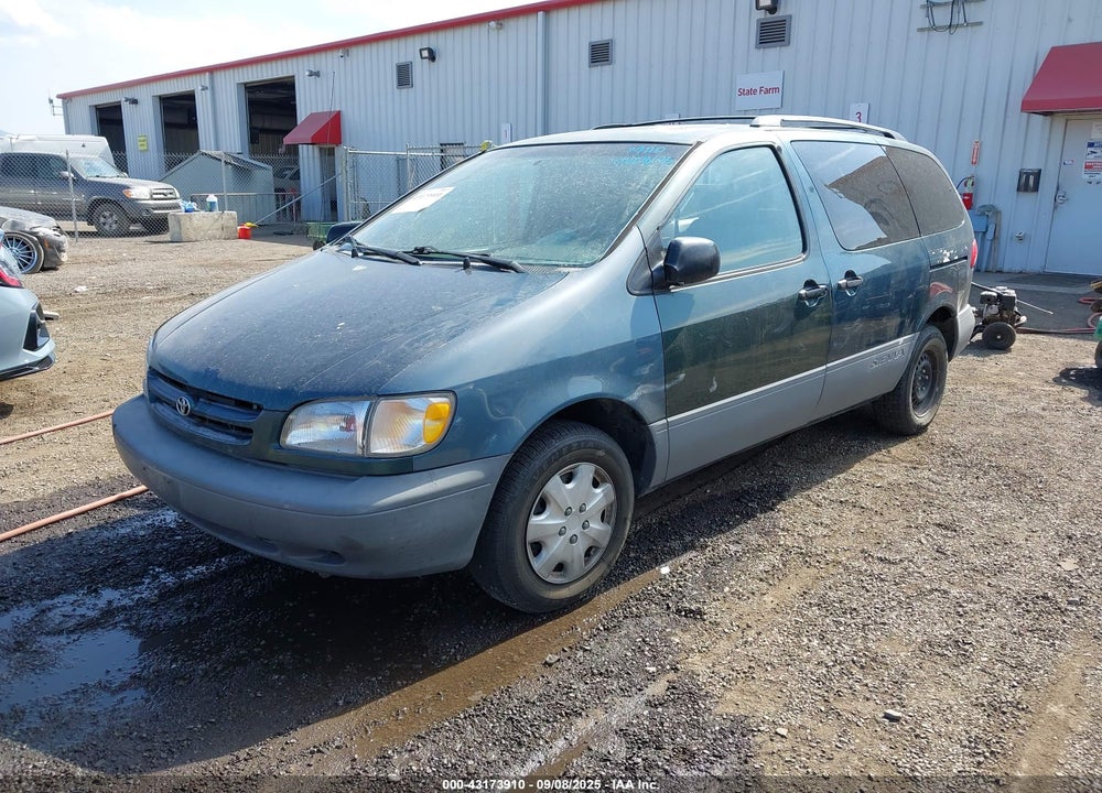 1999 TOYOTA SIENNA LE VIN: 4T3ZF13C7XU167012