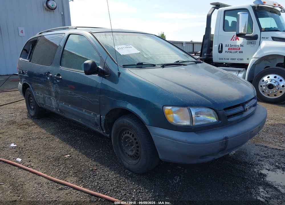1999 TOYOTA SIENNA LE VIN: 4T3ZF13C7XU167012