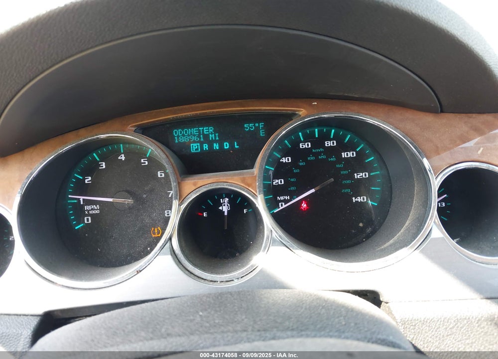 2012 BUICK ENCLAVE VIN: 5GAKRBEDXCJ340990