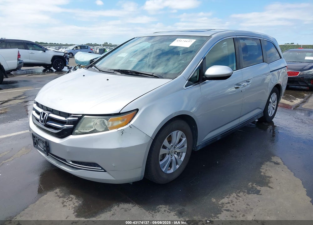 2015 HONDA ODYSSEY EX-L VIN: 5FNRL5H64FB014031
