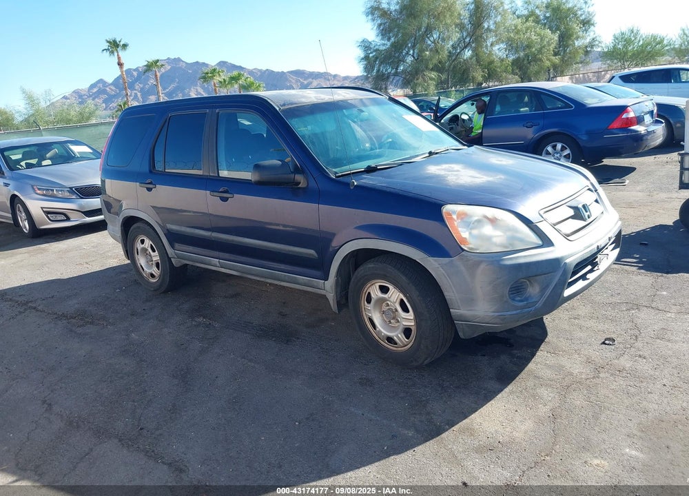 2006 HONDA CR-V LX VIN: JHLRD78586C013187