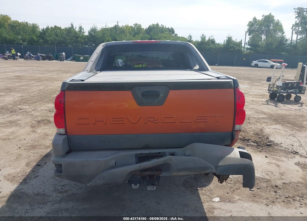 2004 CHEVROLET AVALANCHE 1500 VIN: 3GNEK12T34G299067