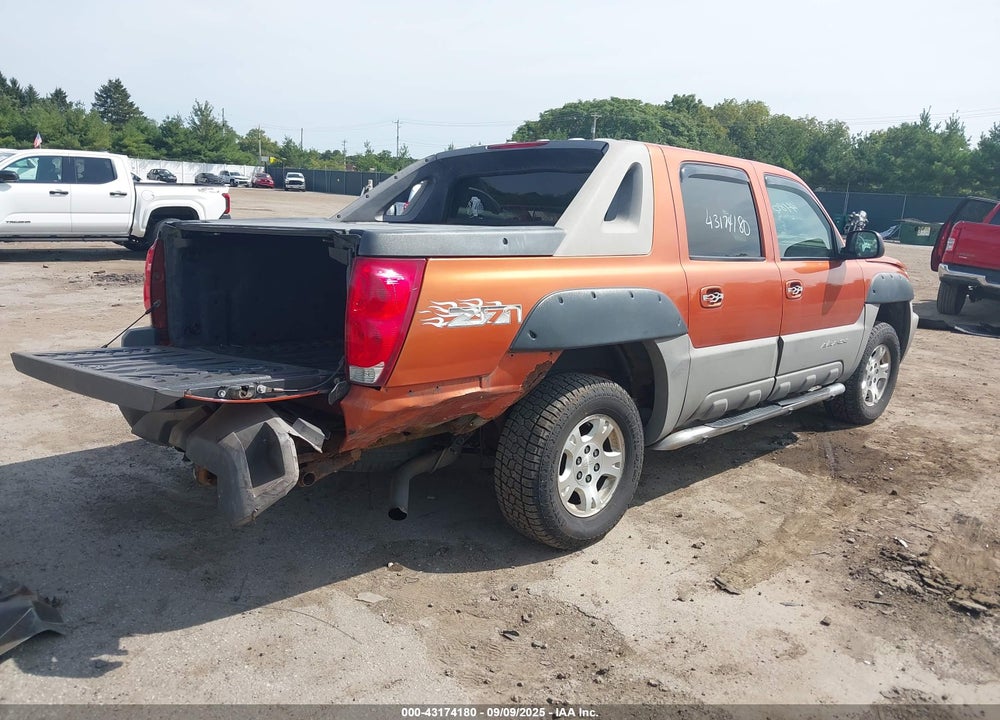 2004 CHEVROLET AVALANCHE 1500 VIN: 3GNEK12T34G299067