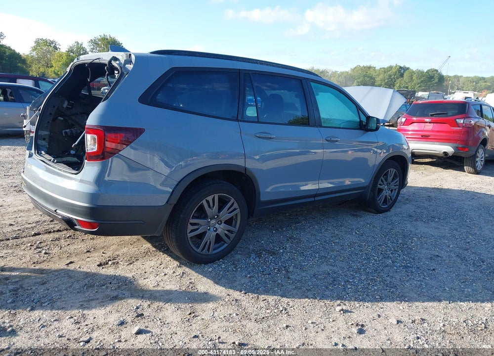 2022 HONDA PILOT VIN: 5FNYF6H33NB090370