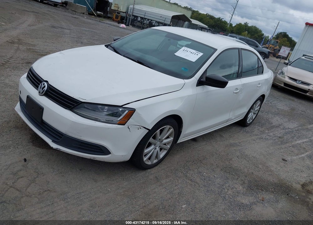 2012 VOLKSWAGEN JETTA VIN: 3VW2K7AJXCM389327
