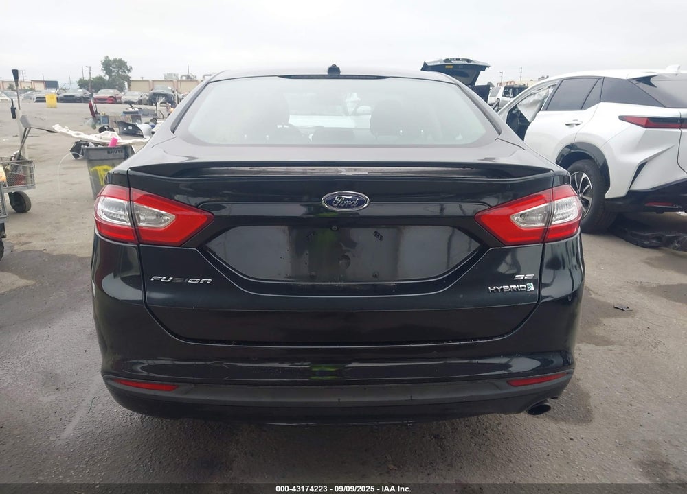 2013 FORD FUSION VIN: 3FA6P0LU6DR344416