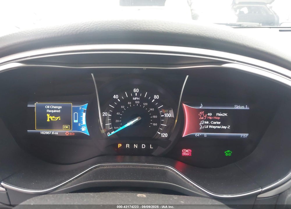 2013 FORD FUSION VIN: 3FA6P0LU6DR344416