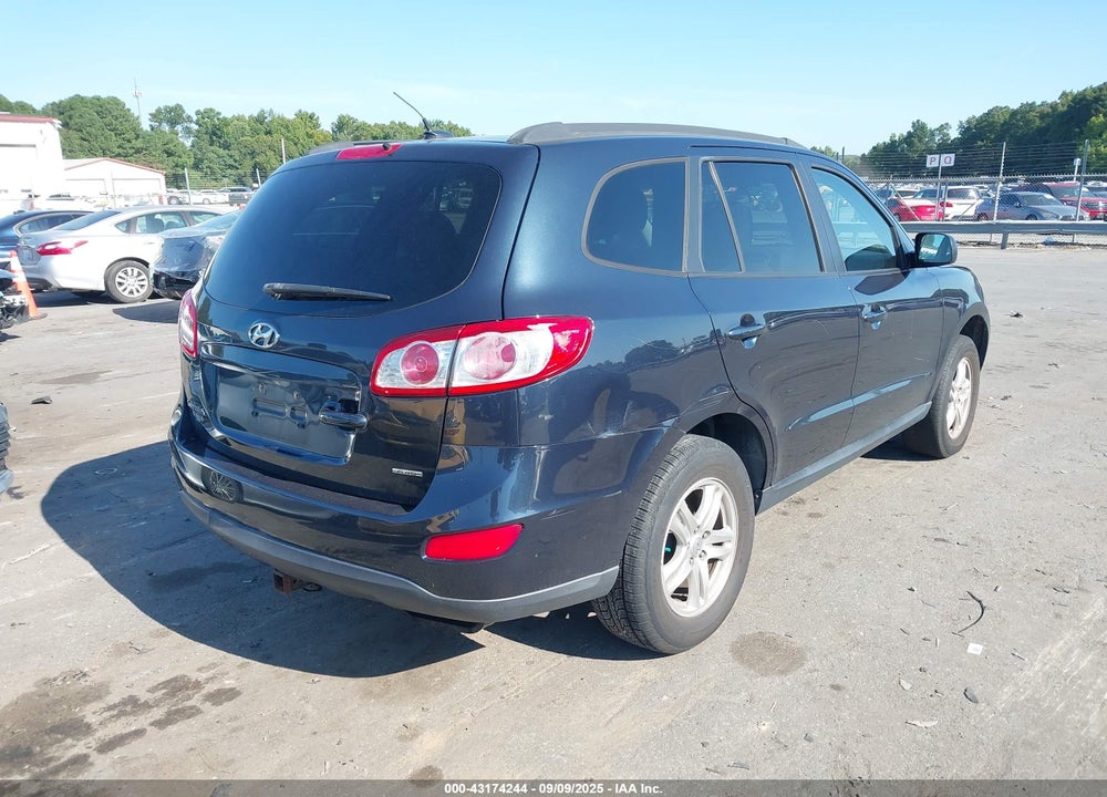 2012 HYUNDAI SANTA FE GLS VIN: 5XYZGDAB4CG125334