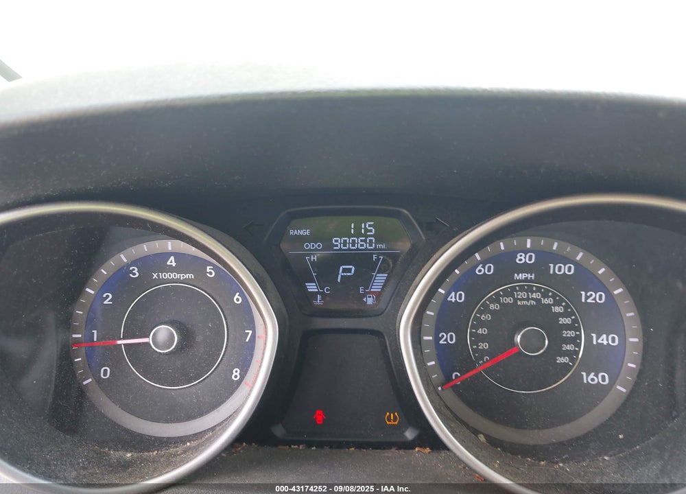 2013 HYUNDAI ELANTRA GS VIN: KMHDH6AE2DU010627