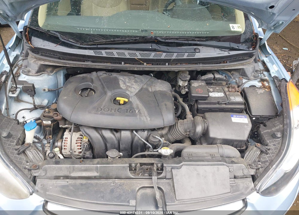 2013 HYUNDAI ELANTRA VIN: KMHDH4AE6DU626738