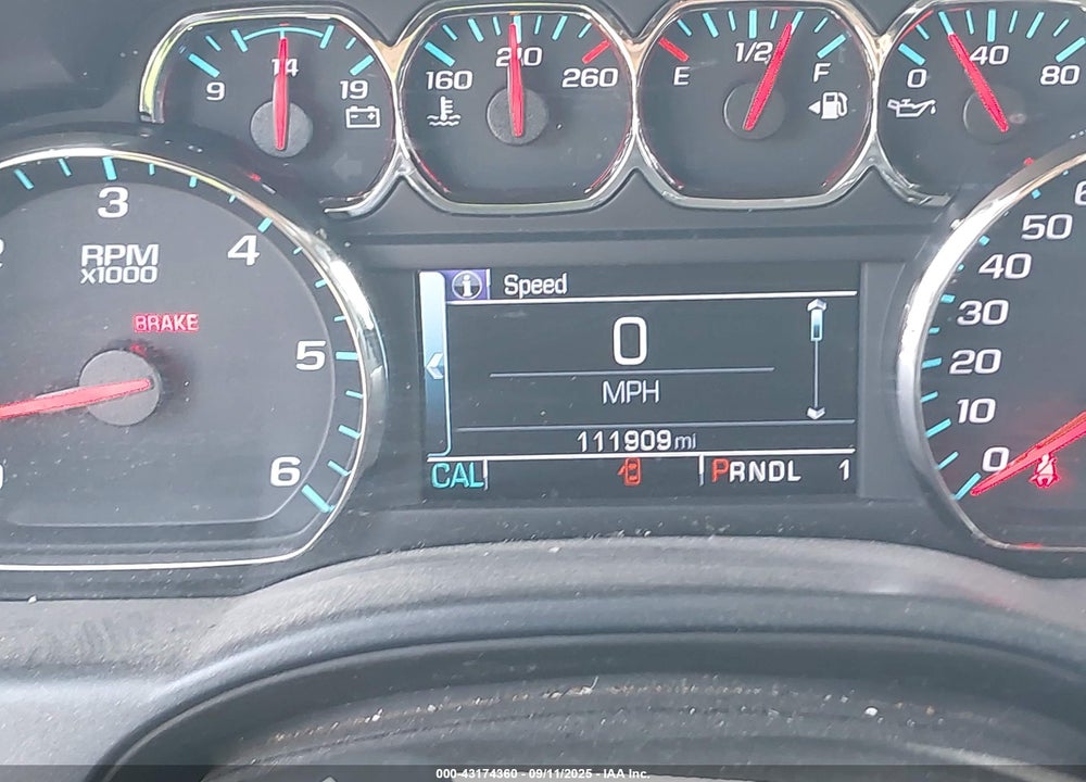 2019 CHEVROLET SILVERADO 2500 VIN: 1GC1KTEB4KF190363