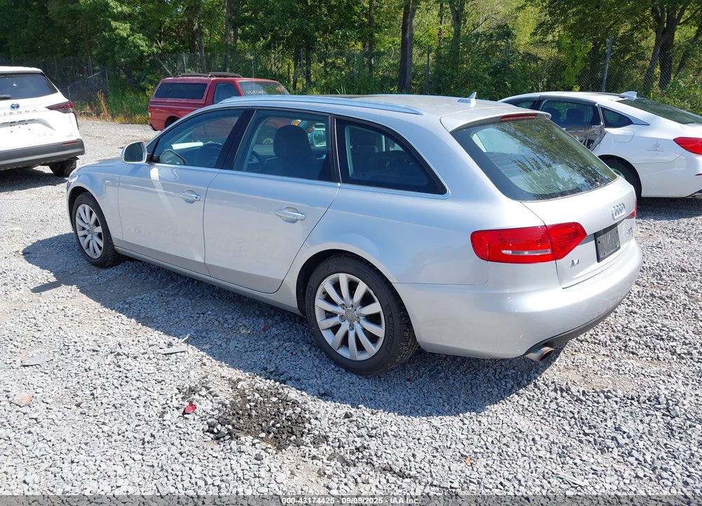 2009 AUDI A4 VIN: WAUGF78K29A098562