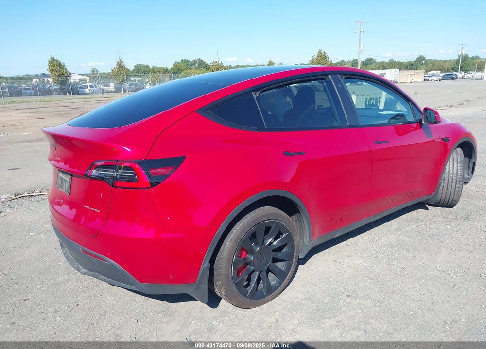 2021 TESLA MODEL Y LONG RANGE DUAL MOTOR ALL-WHEEL DRIVE VIN: 5YJYGDEE5MF126016