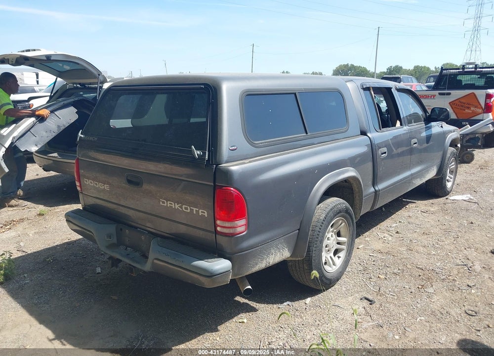 2004 DODGE DAKOTA SPORT/SXT VIN: 1D7HL38K74S739061