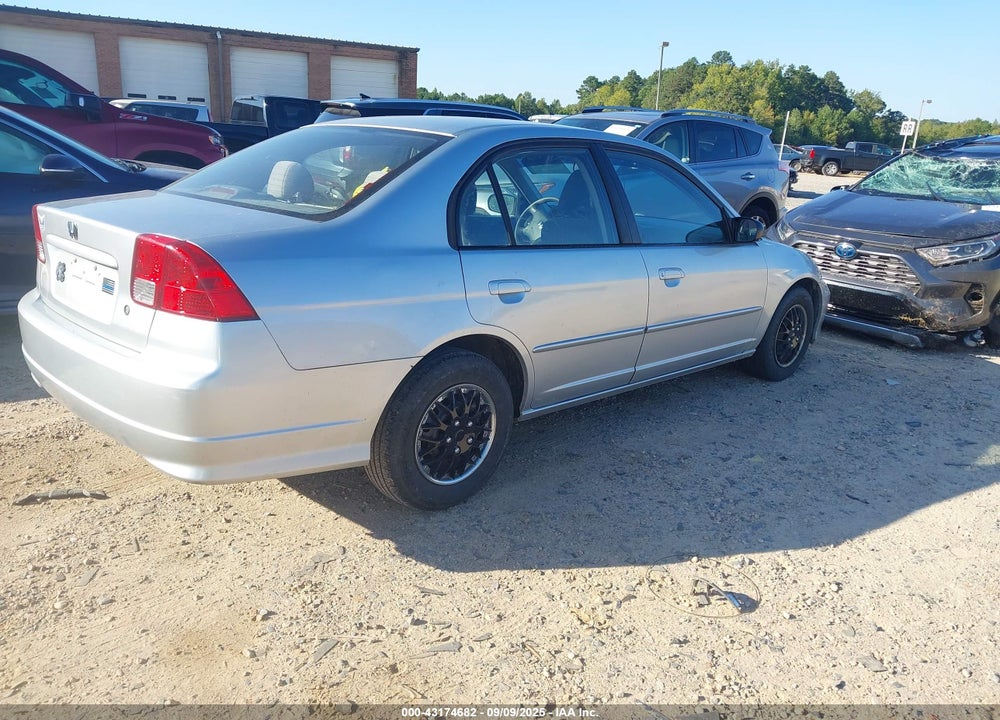 2005 HONDA CIVIC VP VIN: 1HGES16345L020735
