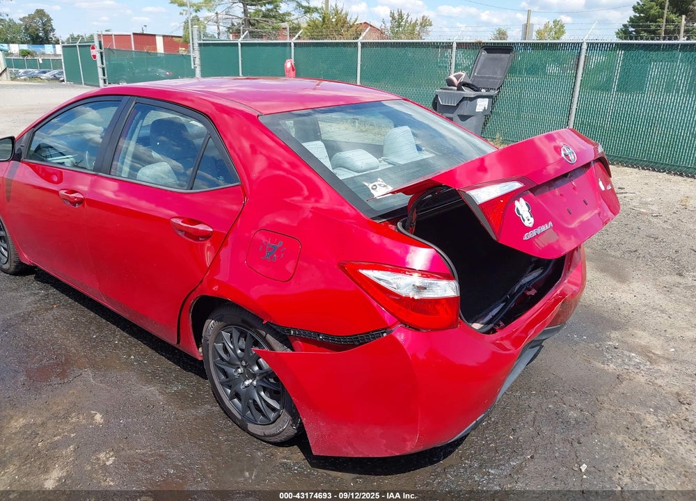 2015 TOYOTA COROLLA LE VIN: 2T1BURHE6FC336736