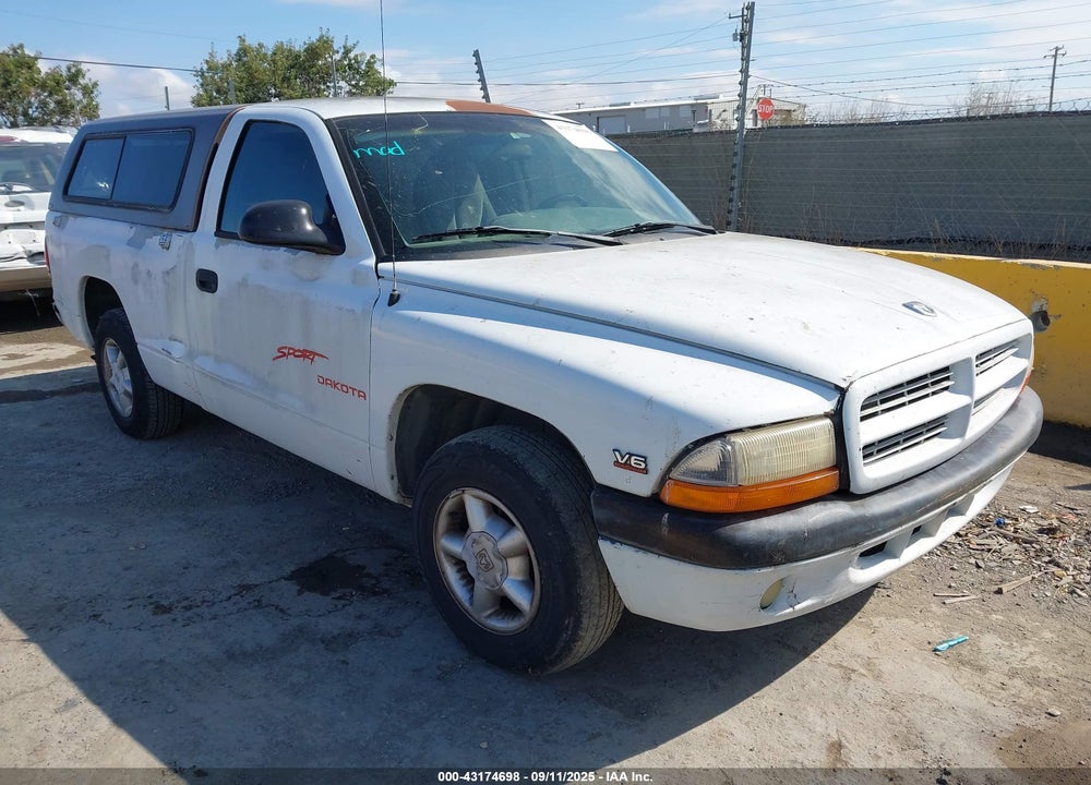 1997 DODGE DAKOTA SLT/SPORT VIN: 1B7FL26X9VS179183