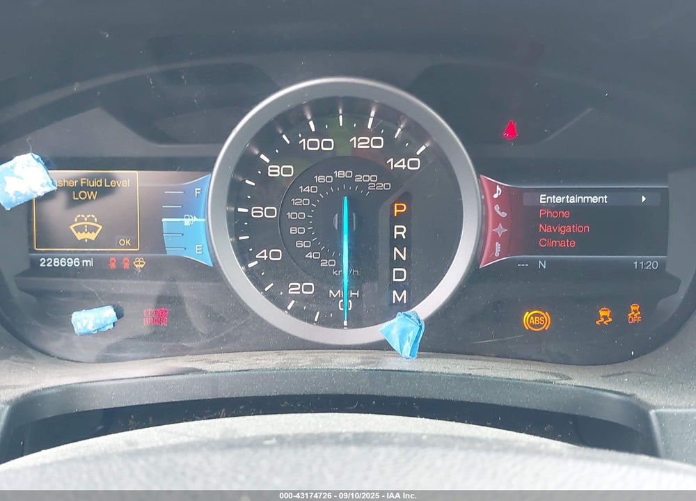 2011 FORD EXPLORER VIN: 1FMHK7F80BGA86189