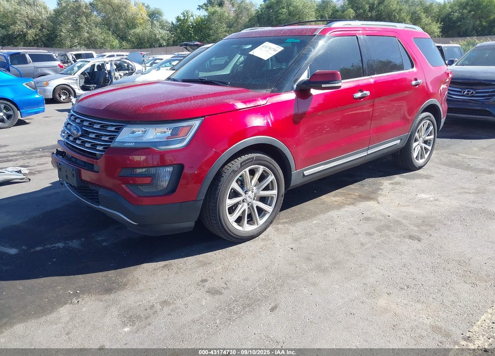 2016 FORD EXPLORER VIN: 1FM5K8F8XGGA29806