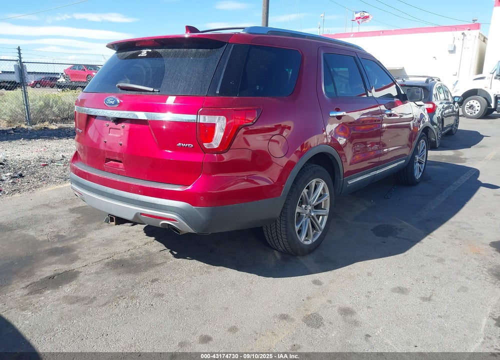 2016 FORD EXPLORER VIN: 1FM5K8F8XGGA29806